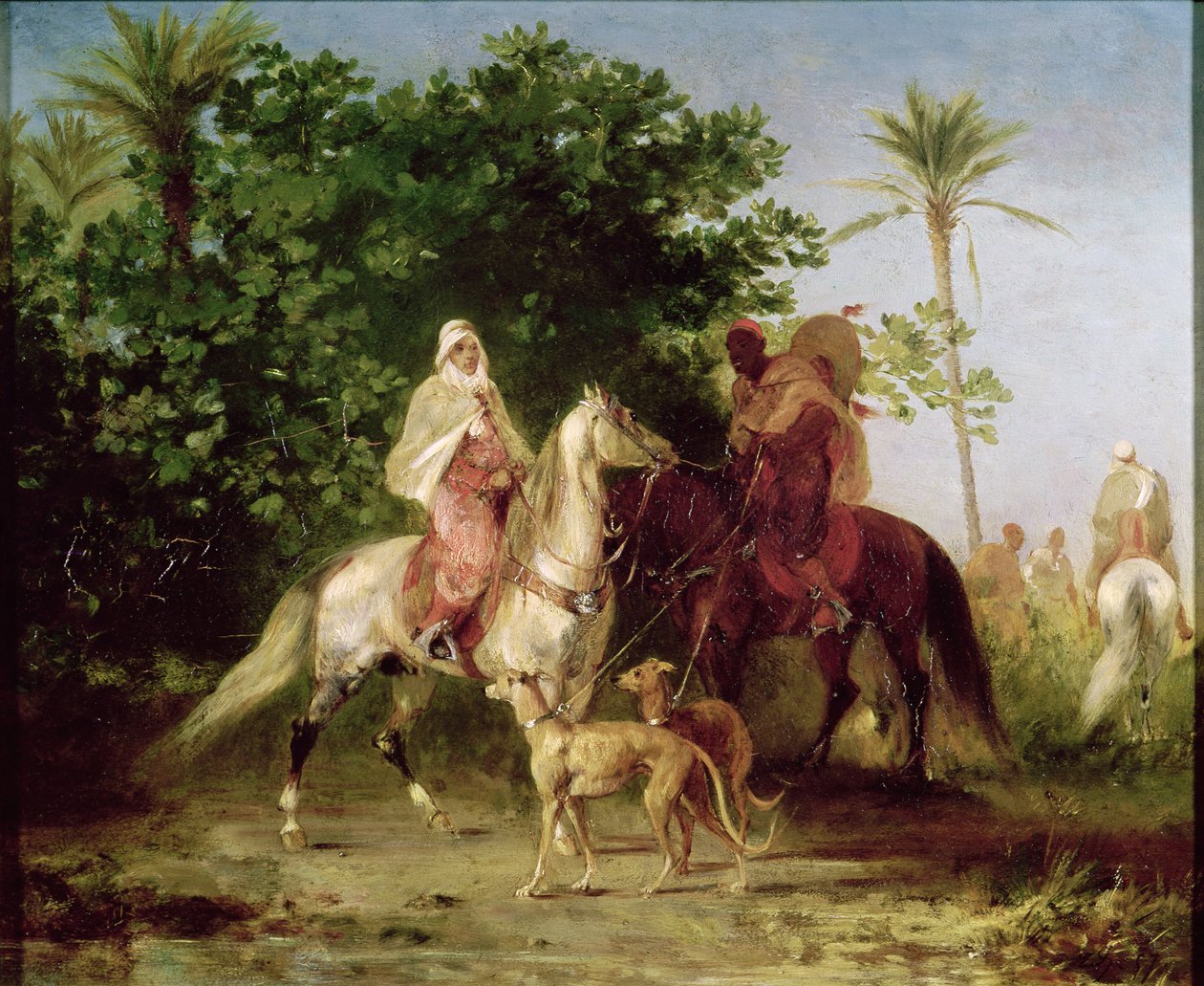 Wyjazd na polowanie autorstwa Eugène Fromentin