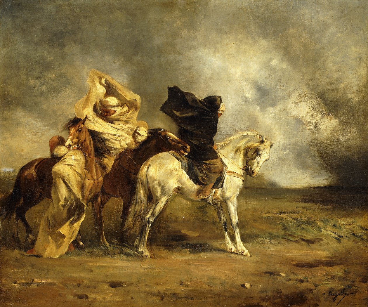 Simoom; Le Simoom, autorstwa Eugène Fromentin