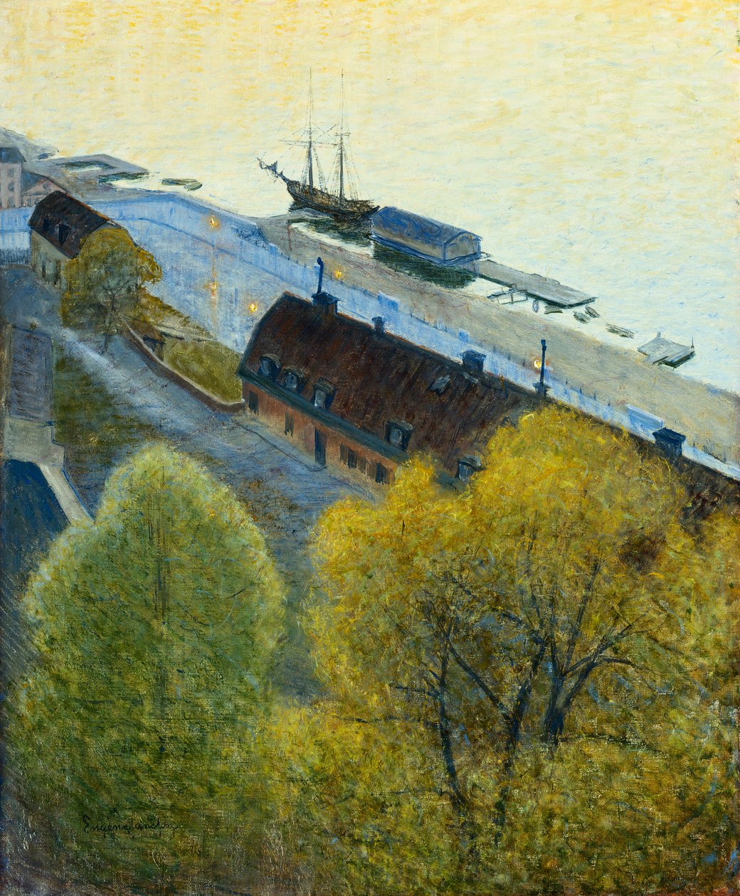 janssWiosenny wieczór, autorstwa Eugène Jansson