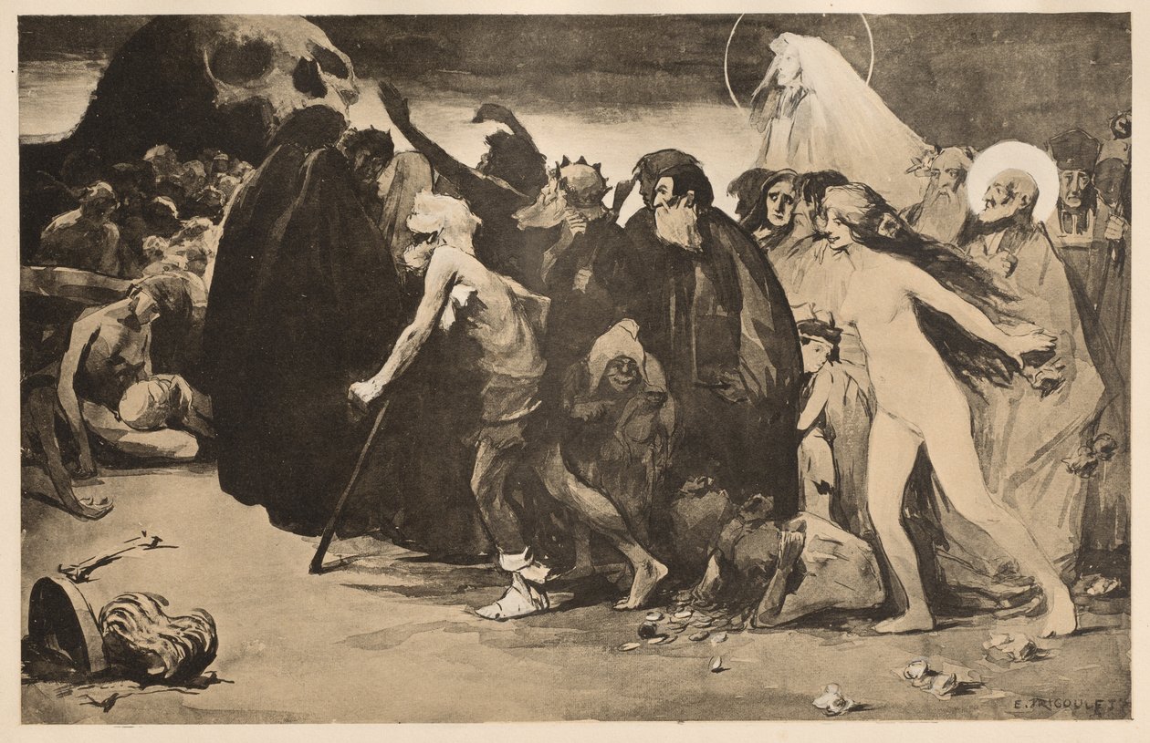 Droga na śmierć, 1899. autorstwa Eugène Trigoulet
