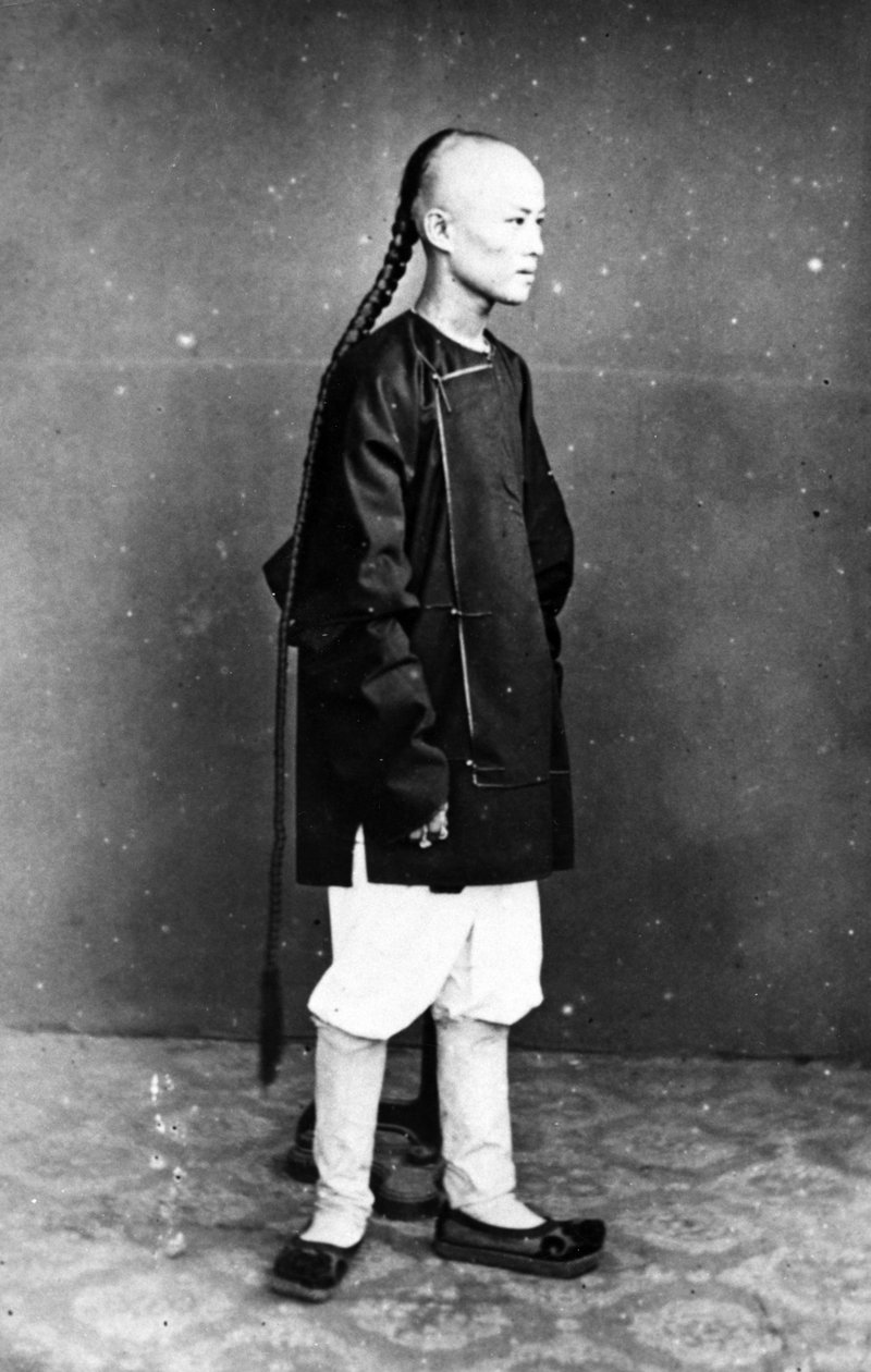 Chiński sługa, c.1870s autorstwa European Photographer