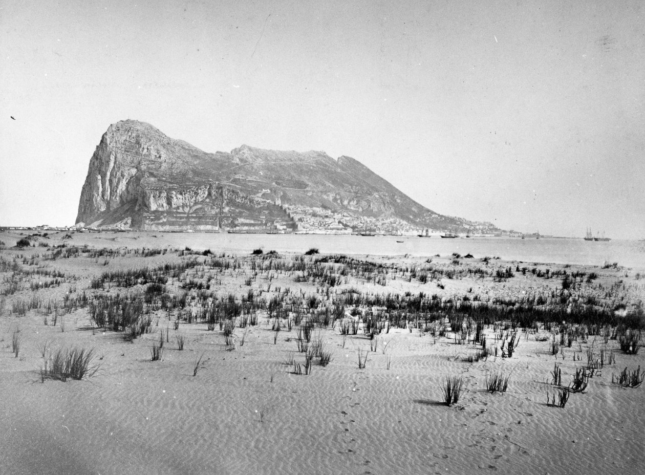 Skała Gibraltarska, c.1870s autorstwa European Photographer