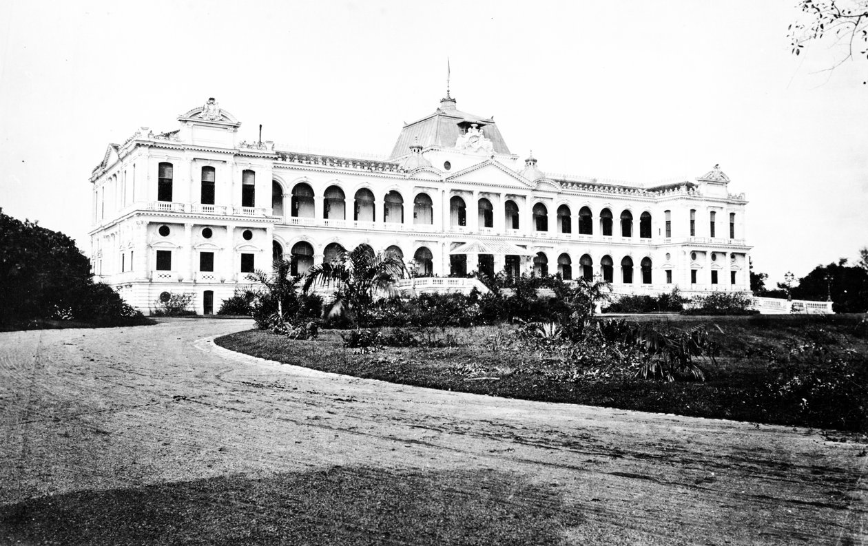 Dom rządowy, Sajgon, c.1870s autorstwa European Photographer