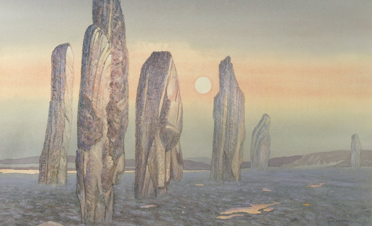 Spirits of Callanish, wyspa Lewis autorstwa Evangeline Dickson