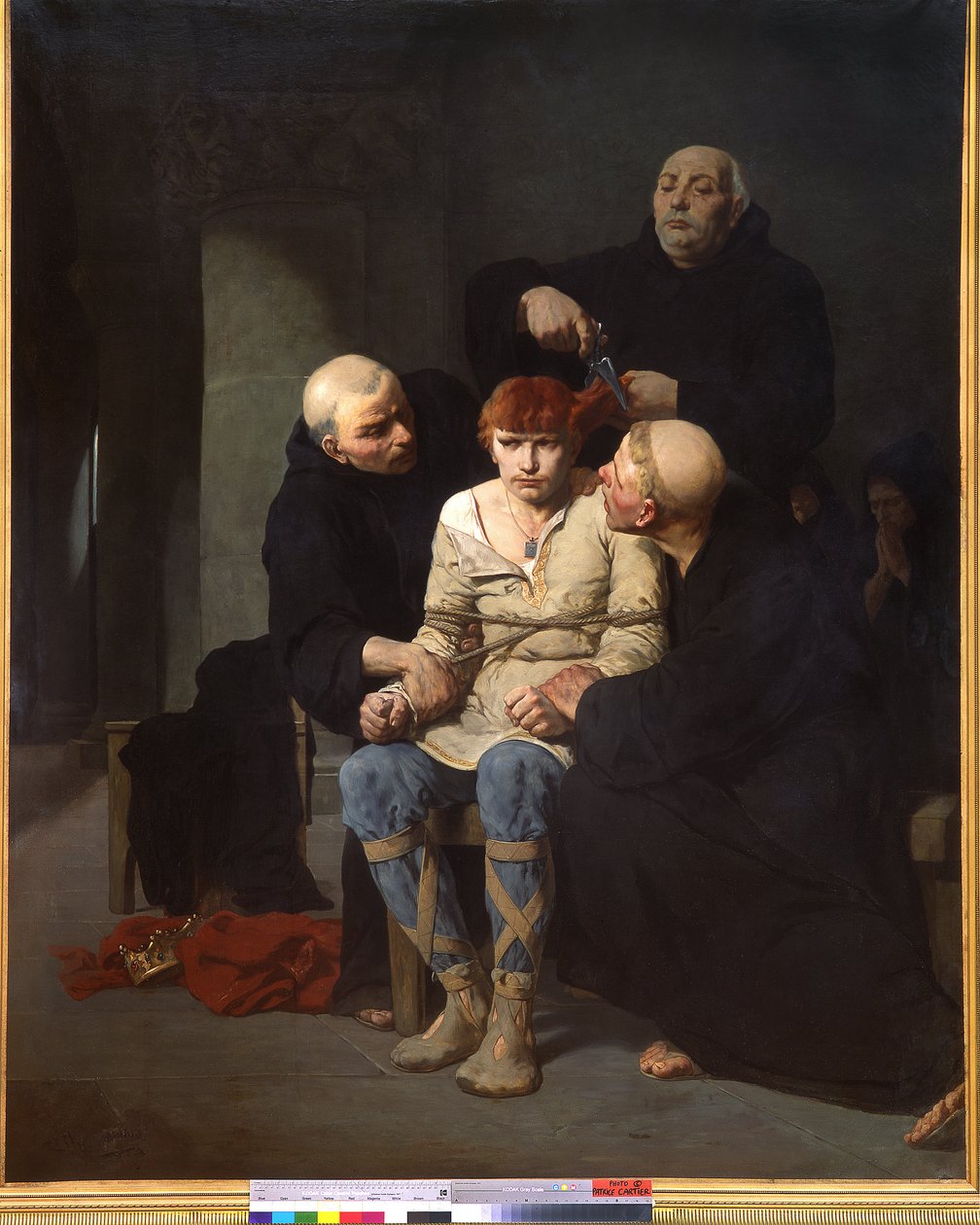 Ostatni z Merowingów autorstwa Evariste Vital Luminais