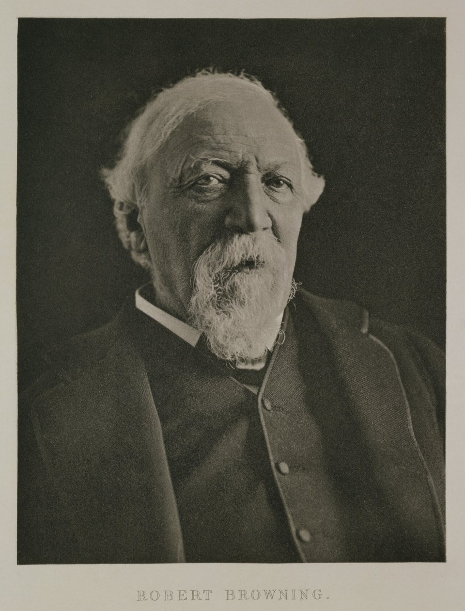Portret Roberta Browninga (1812-89), ok.1889 autorstwa Eveleen Myers