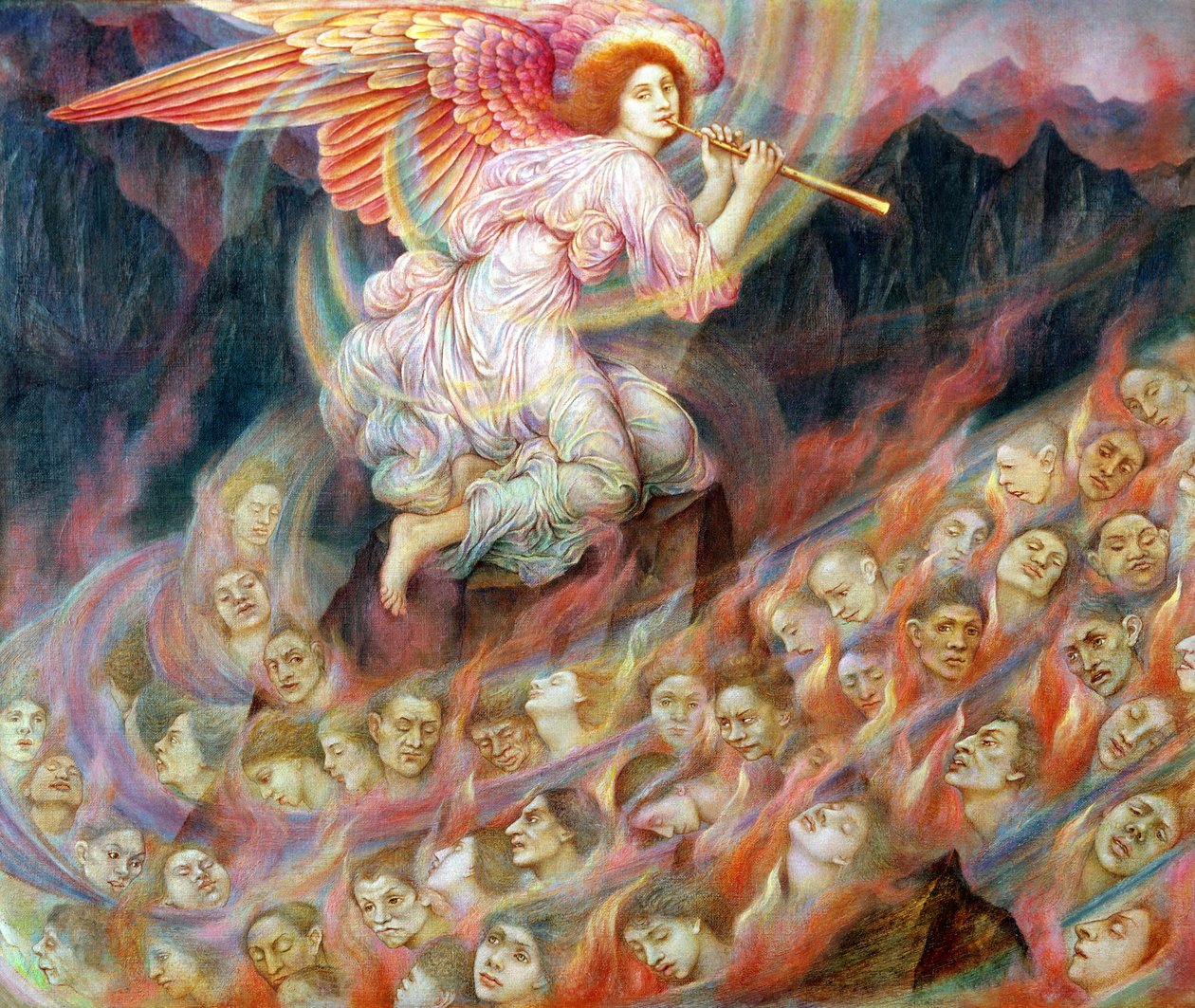 Anioł Śmierci, 1897 autorstwa Evelyn De Morgan