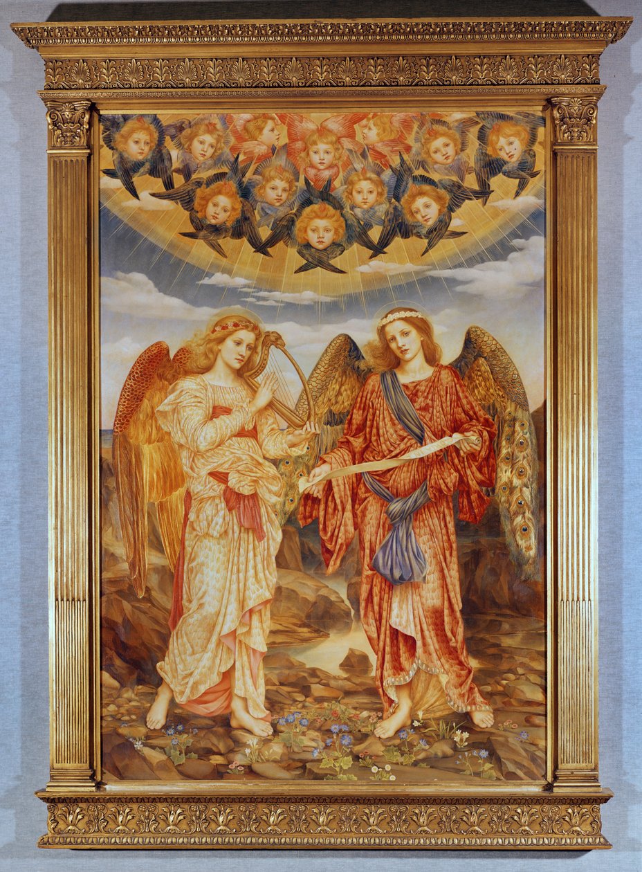 Anioły autorstwa Evelyn De Morgan