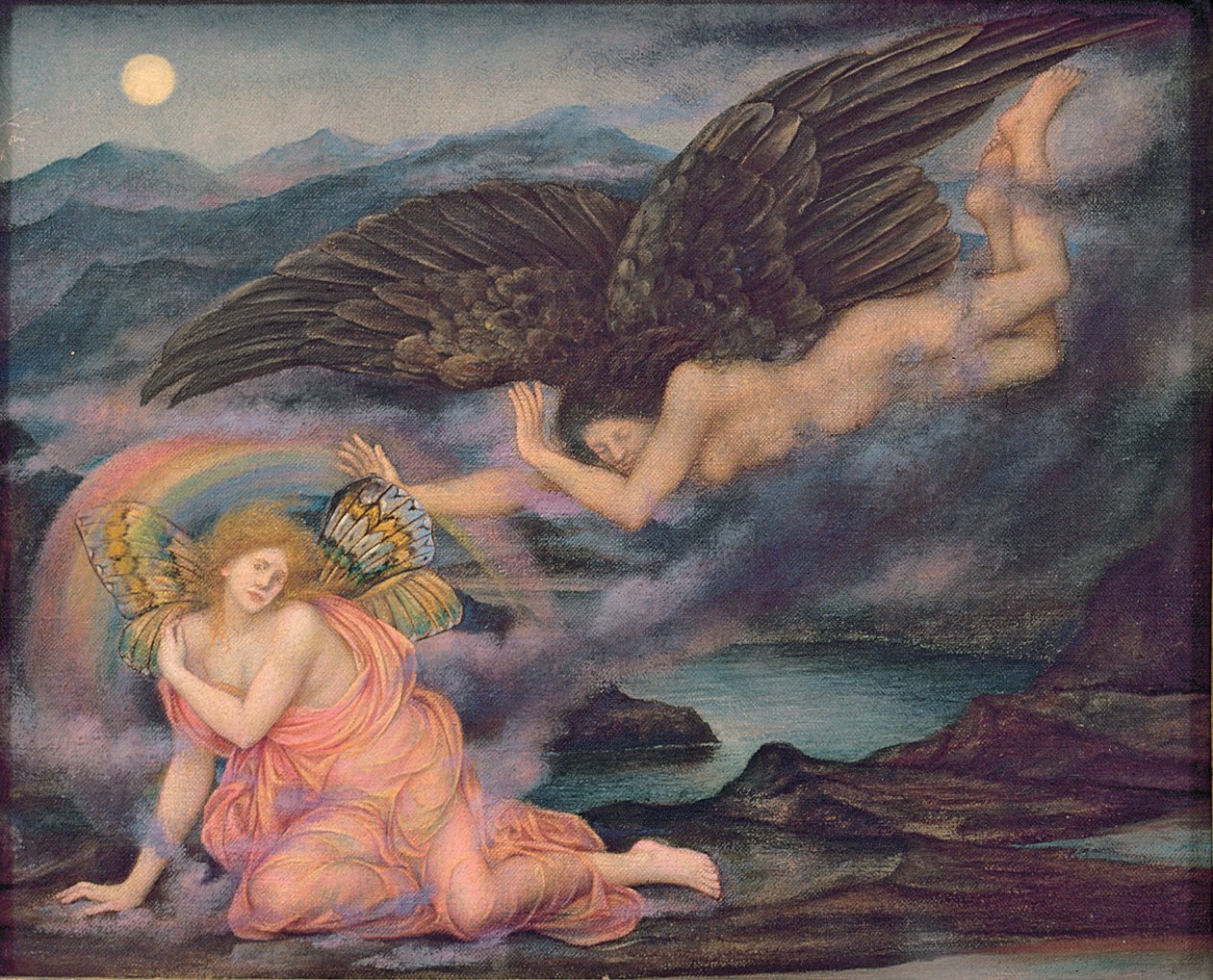Śmierć motyla, ok. 1905-10 autorstwa Evelyn De Morgan