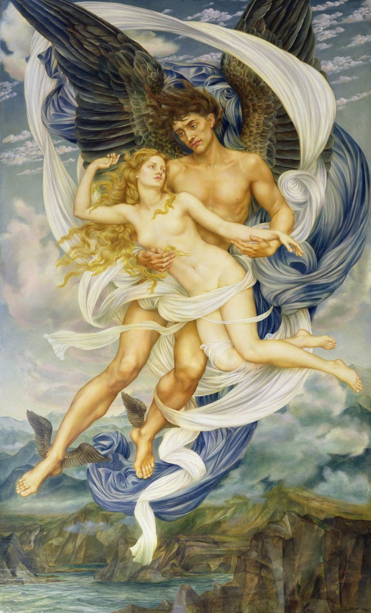 Borei i Oreityi autorstwa Evelyn De Morgan