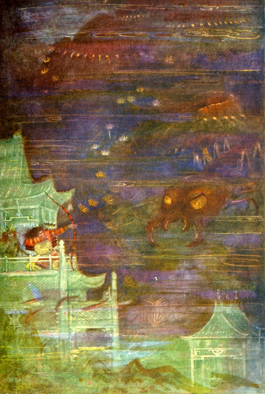 „Hidesato i stonoga”, 1912. autorstwa Evelyn Paul