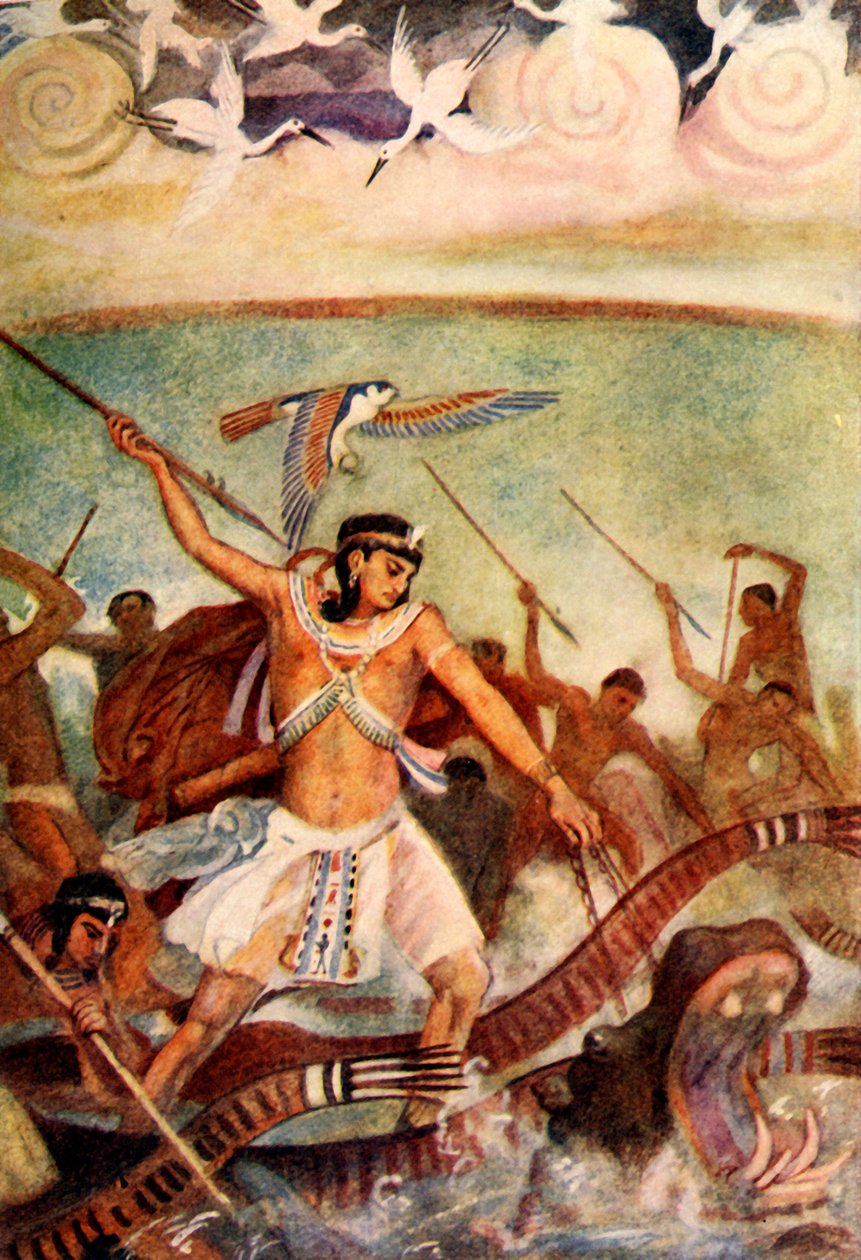 „Horus w bitwie”, 1915. autorstwa Evelyn Paul