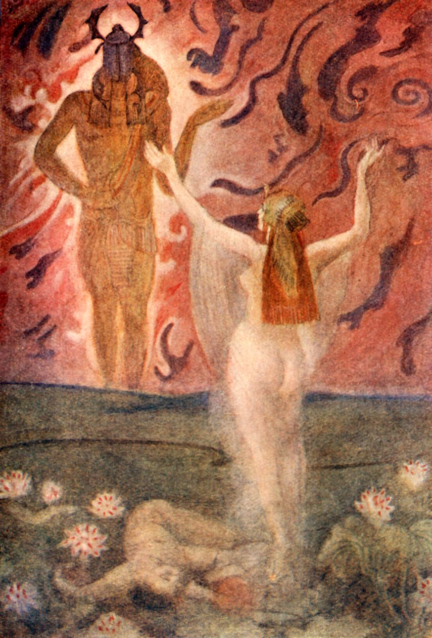 „Izyda i Ra”, 1915. autorstwa Evelyn Paul