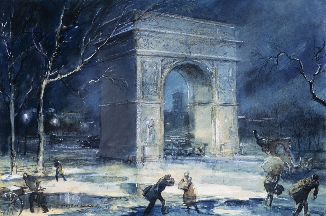 The Arch, Washington Square autorstwa Everett Shinn