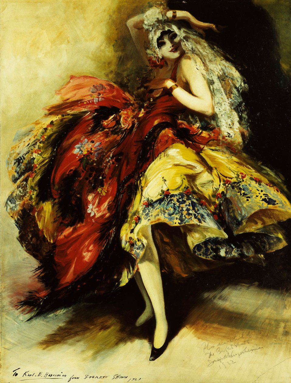 Jasny szal autorstwa Everett Shinn