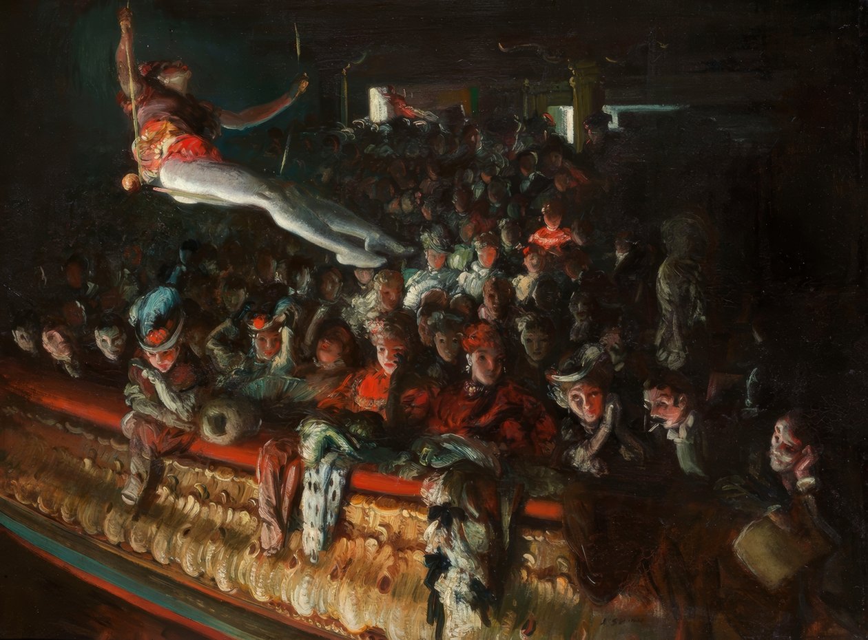 Hipodrom, Londyn autorstwa Everett Shinn
