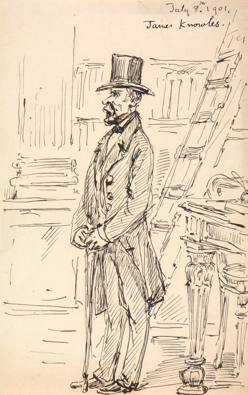 Sir Jamesa Thomasa Knowlesa autorstwa Eyre Crowe