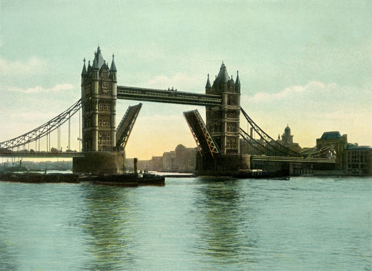 Tower Bridge, ok. 1900. autorstwa Eyre and Spottiswoode
