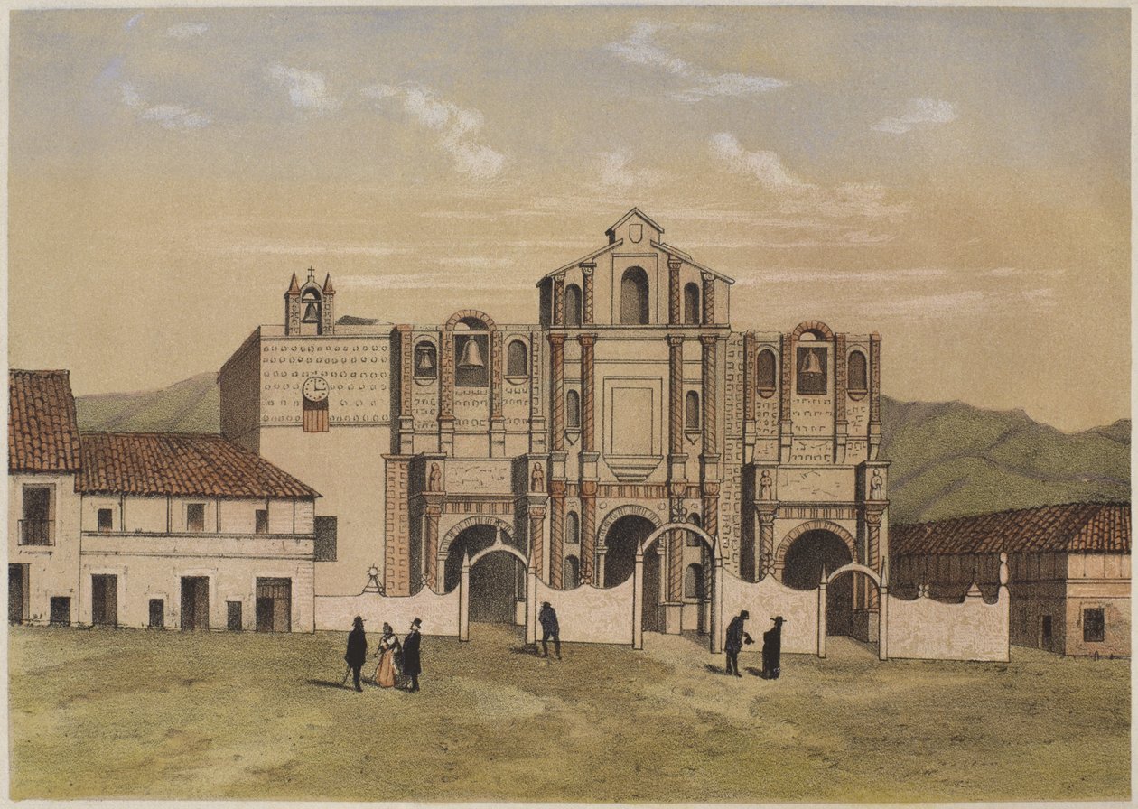 Kościół Santa Catalina, Cajamarca, ilustracja z 