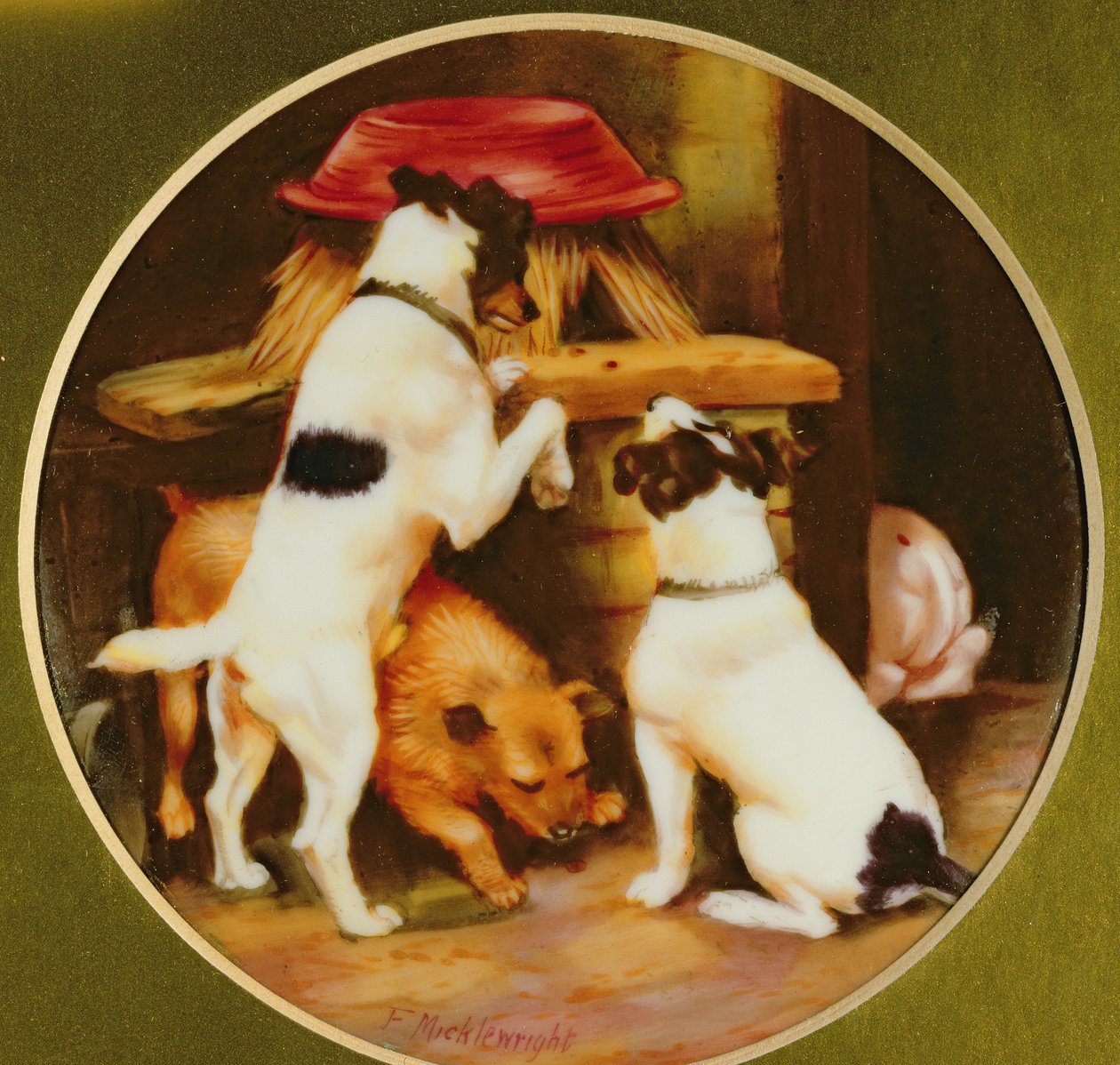 Inquisitive Terrierspoli autorstwa F. Micklewright