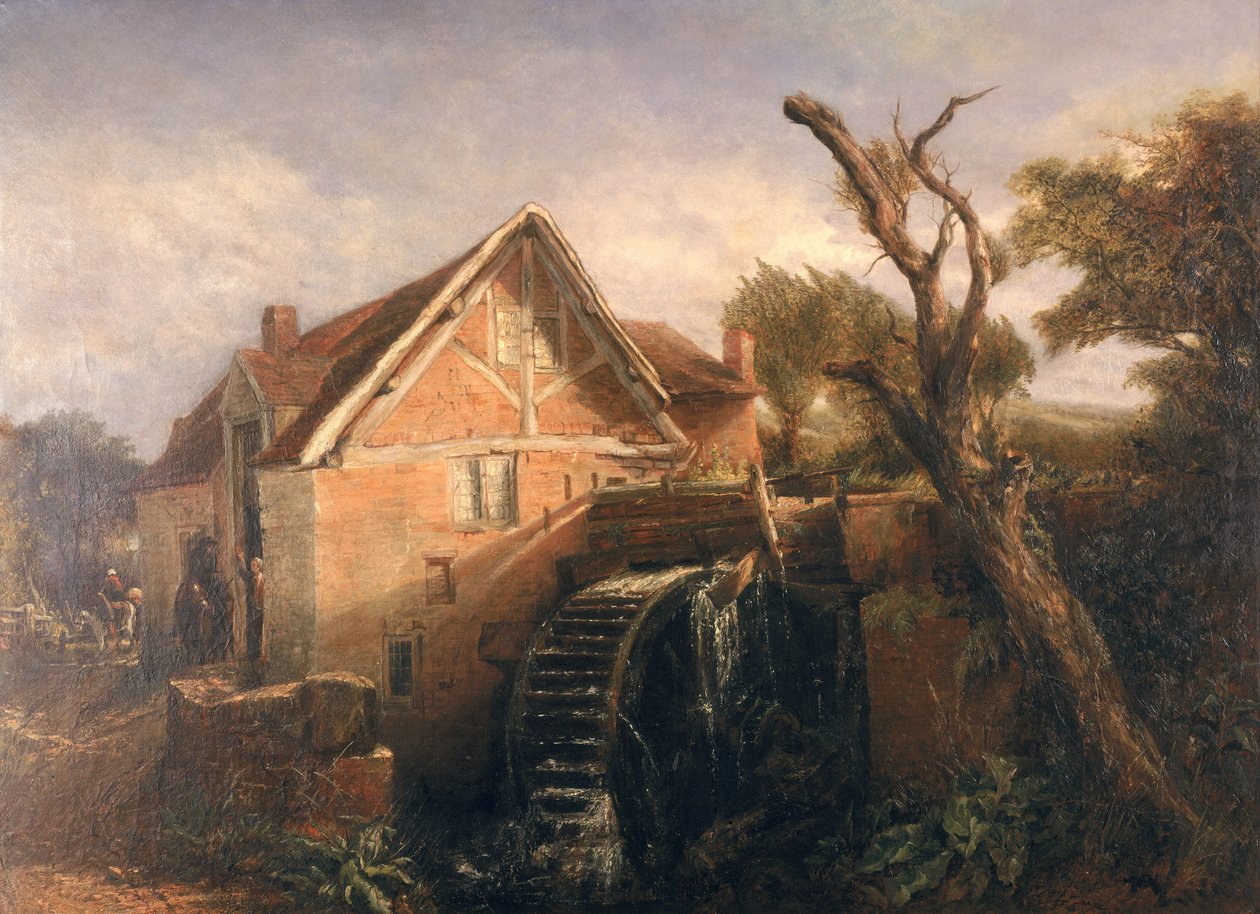 Młyn wodny autorstwa F. Muller