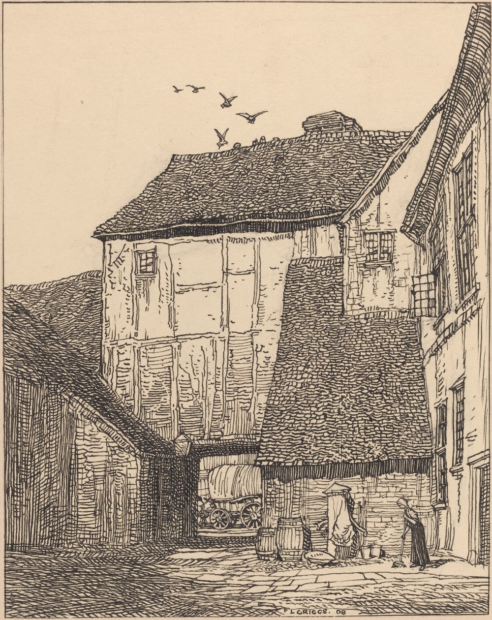 George Inn, Beaconsfield autorstwa F.L. Griggs