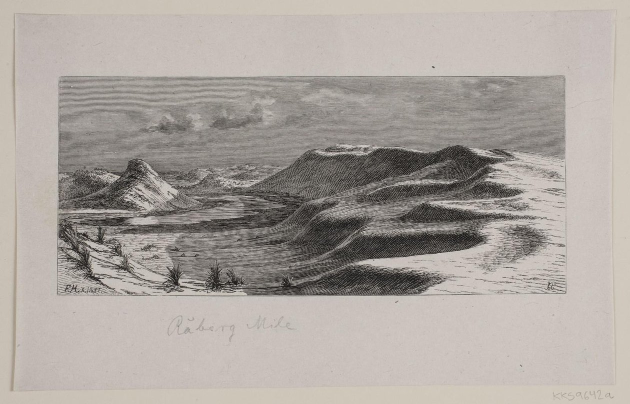 Råbjerg Mile autorstwa F. Hendriksen