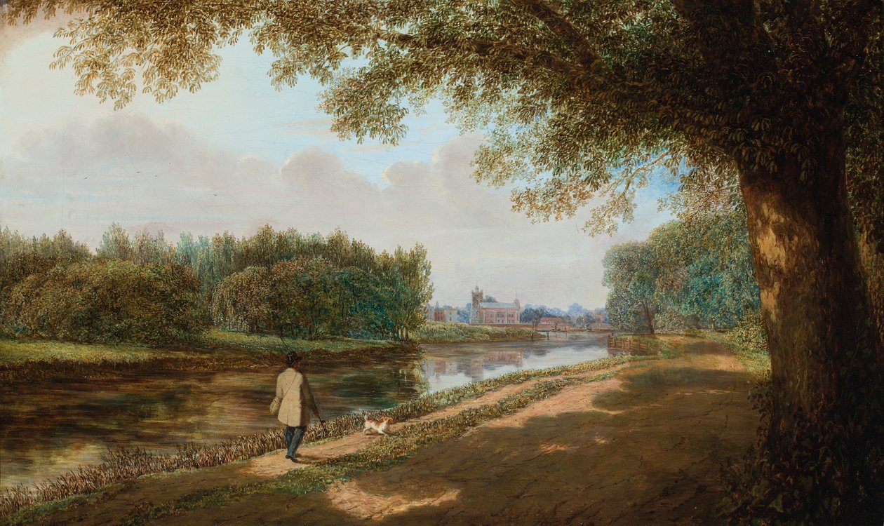 Tamiza w Isleworth autorstwa F. Holt
