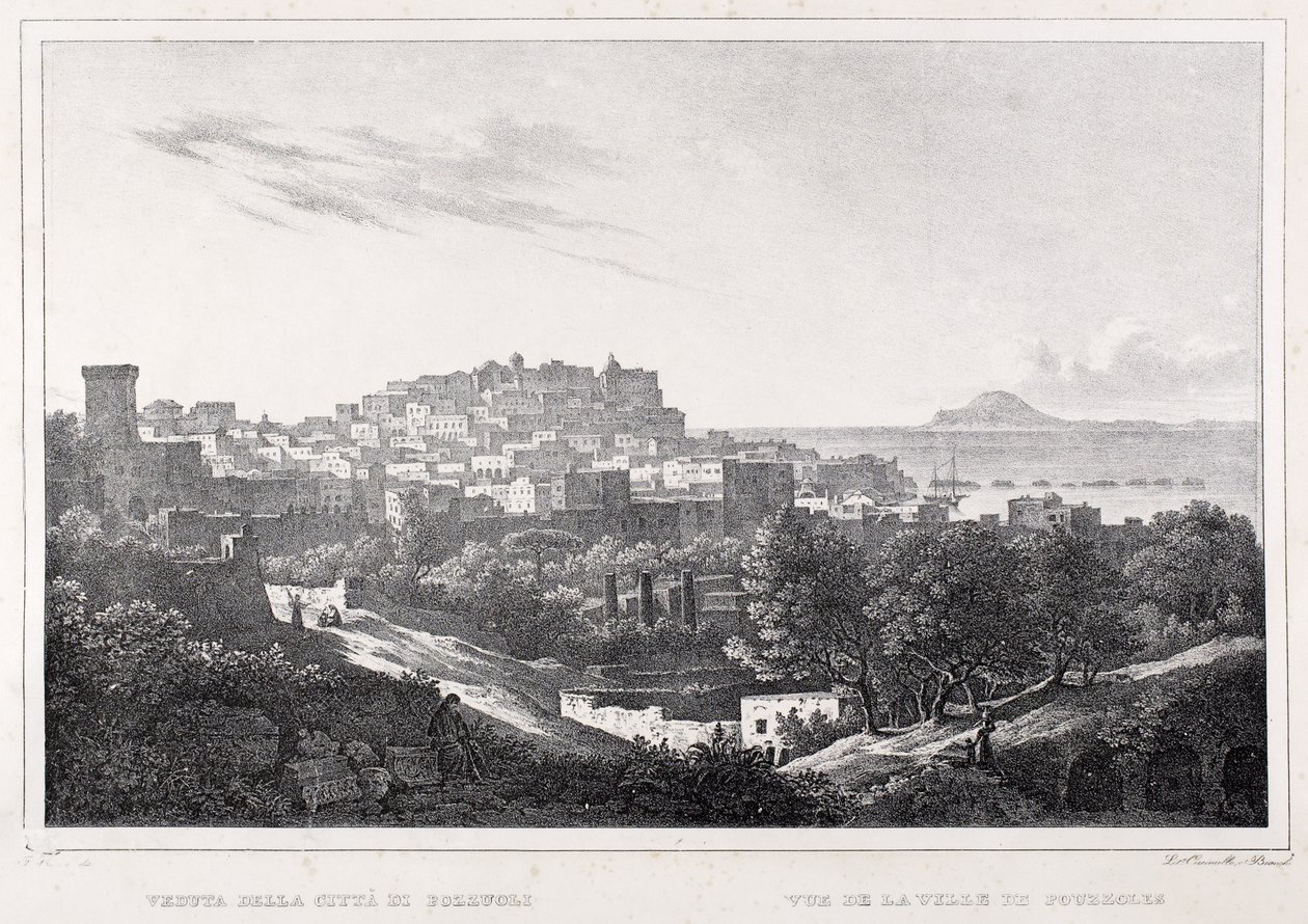Widok na miasto Pozzuoli autorstwa F. Homer