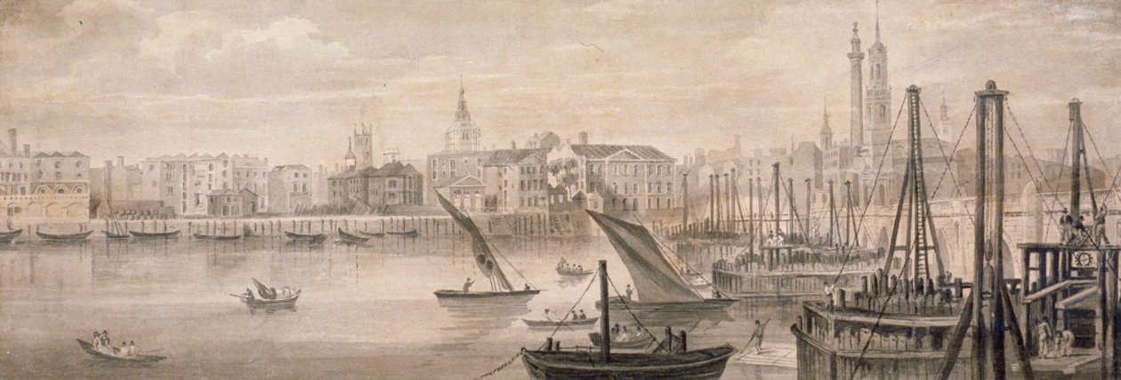Stary Most Londyński, 1826. autorstwa F Jackson