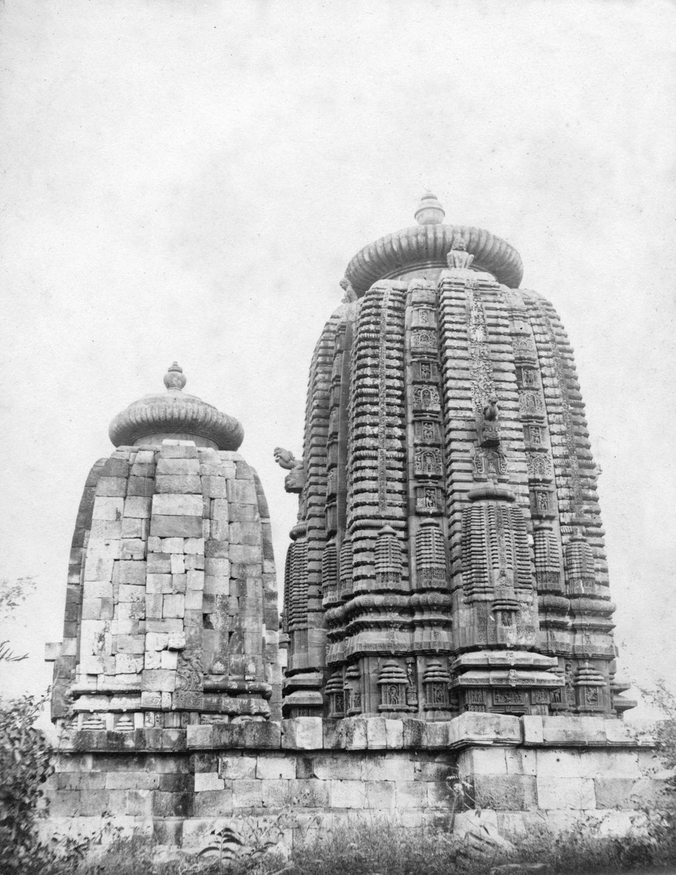 Świątynia Lingaraj, Bhubaneśwar, Orissa, Indie, 1905-1906 autorstwa F. L. Peters
