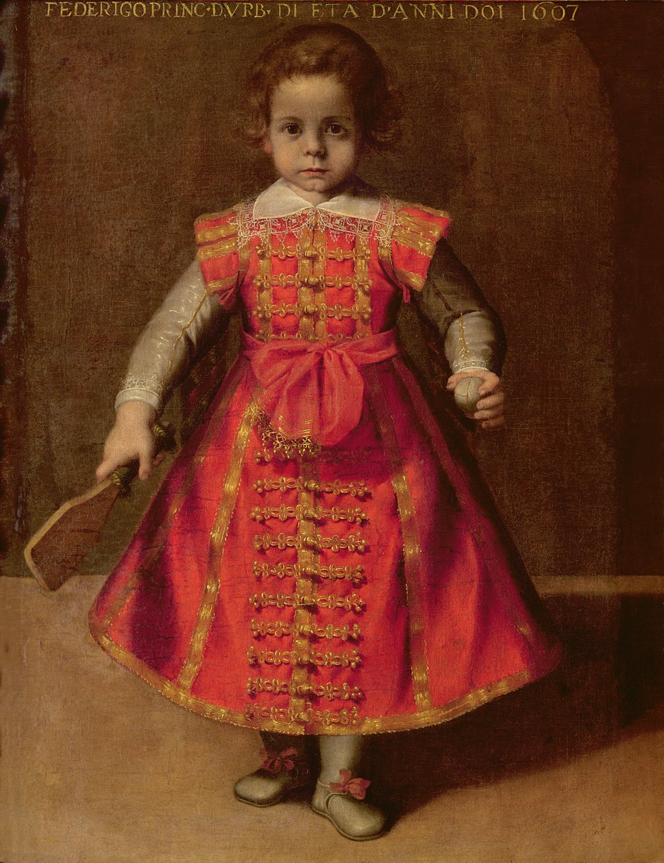 Federico Ubaldo della Rovere, lat 2, 1607 autorstwa Federico Barocci