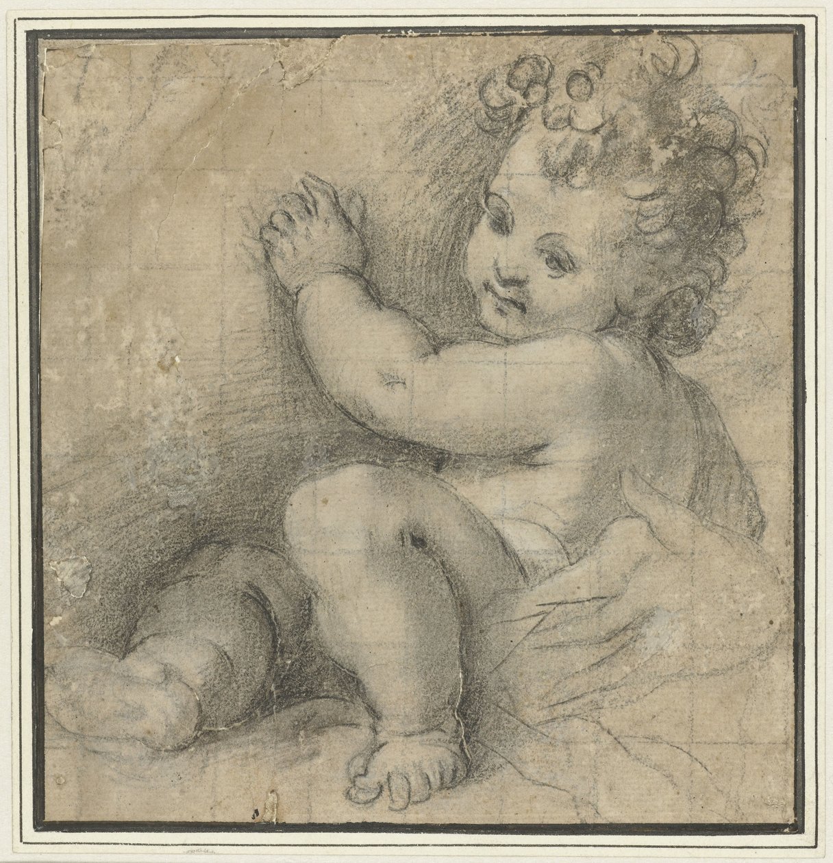 Dzieciątko Jezus ręką Maryi autorstwa Federico Barocci