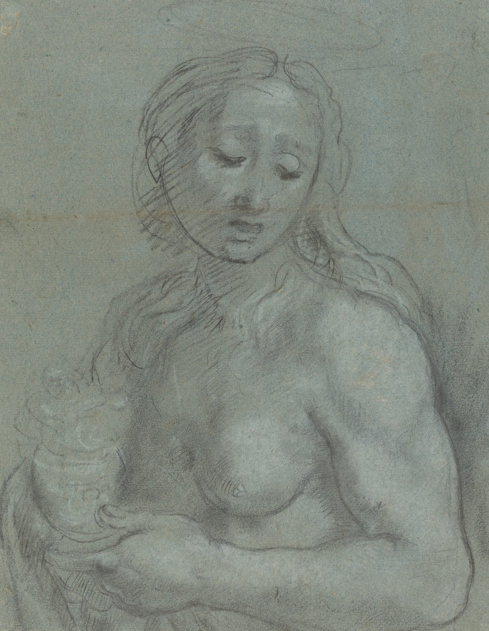 Połowa długości Marii Magdaleny [verso] autorstwa Federico Barocci