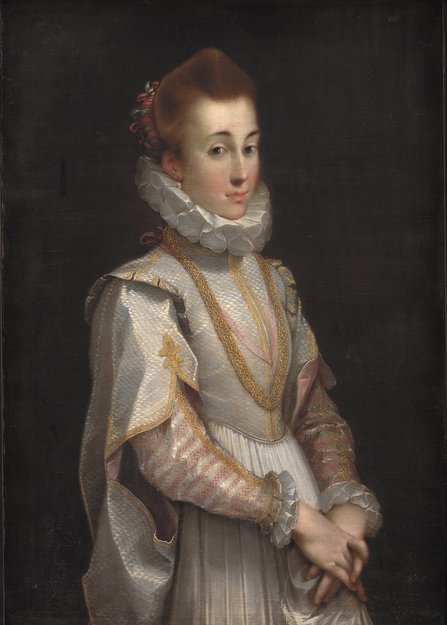 Portret młodej damy autorstwa Federico Barocci