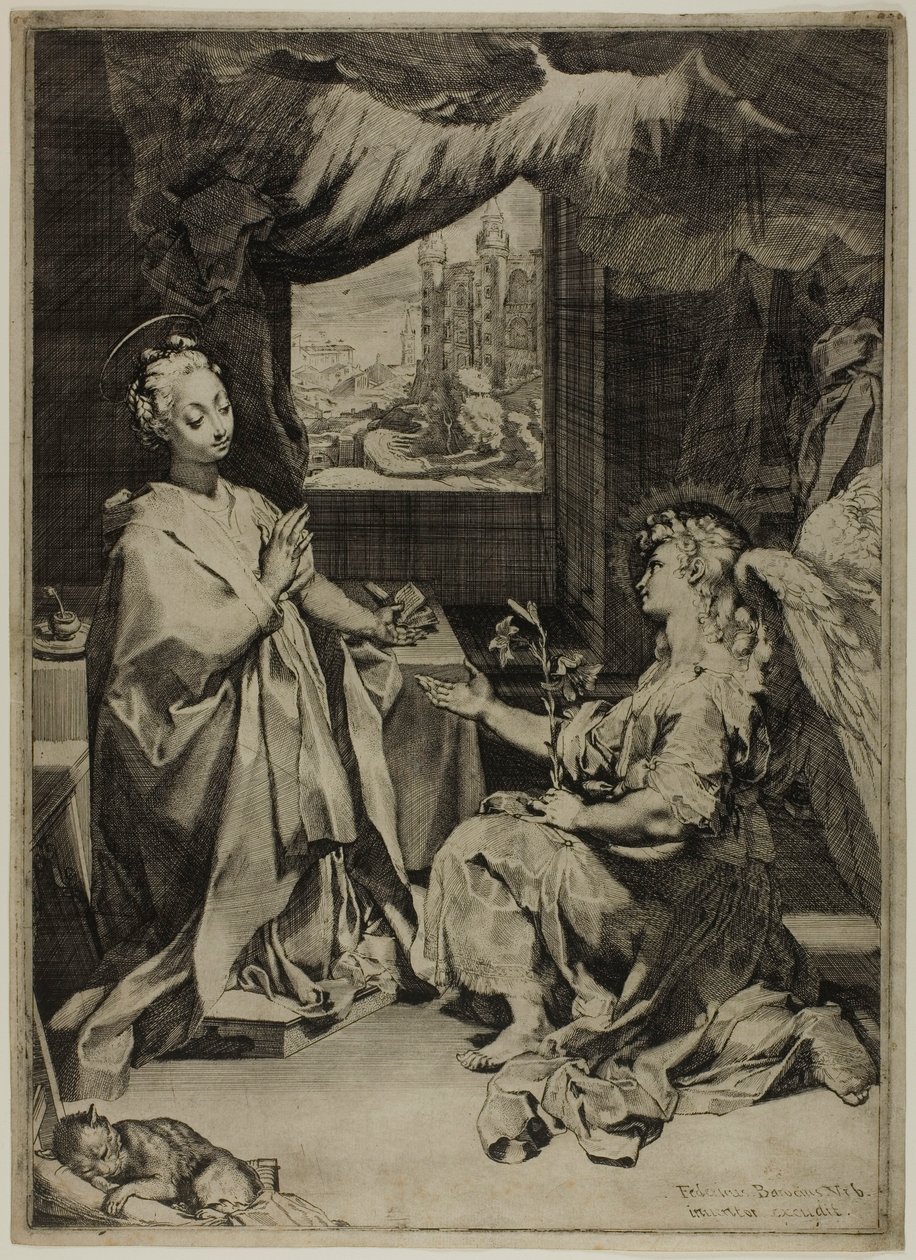 Zwiastowanie autorstwa Federico Barocci