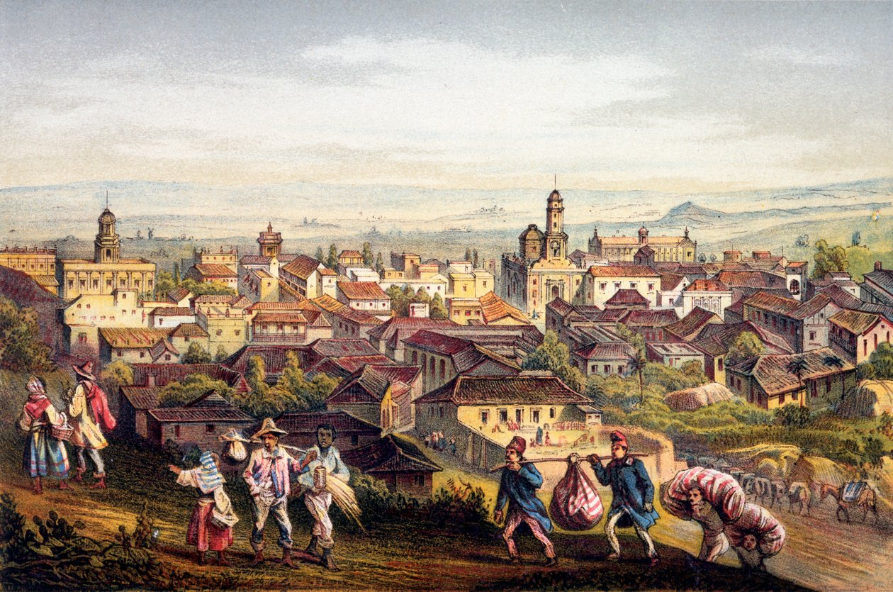 Trynidad, Kuba, 1840 autorstwa Federico Mialhe