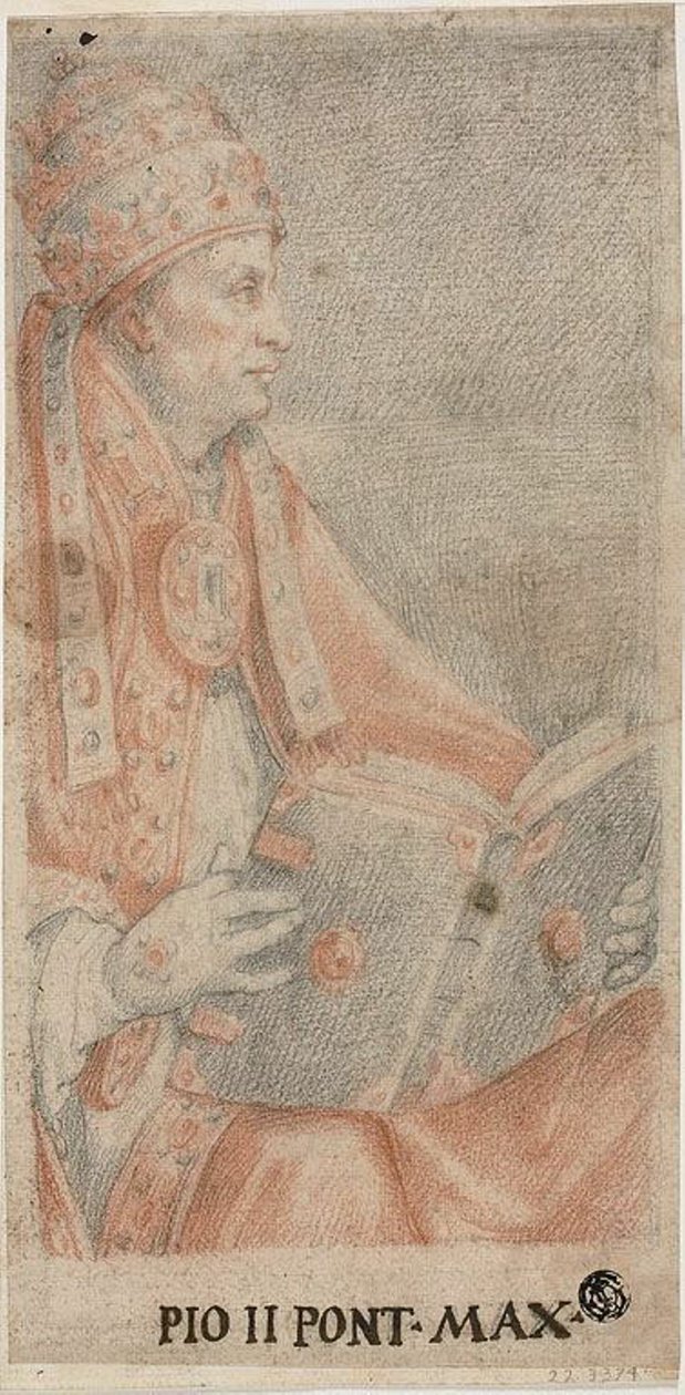 Papież Pius II autorstwa Federico Zuccaro