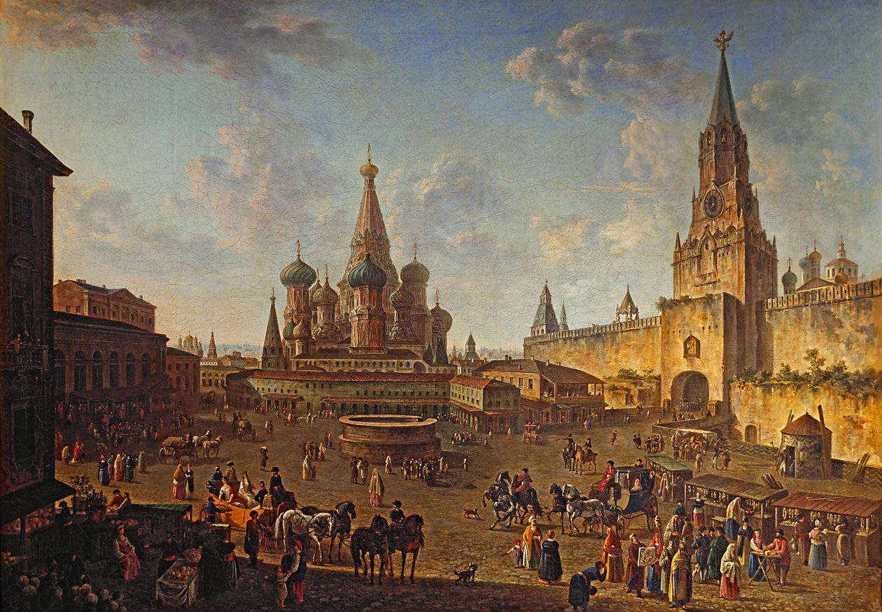 Plac Czerwony w Moskwie autorstwa Fedor Alekseyev