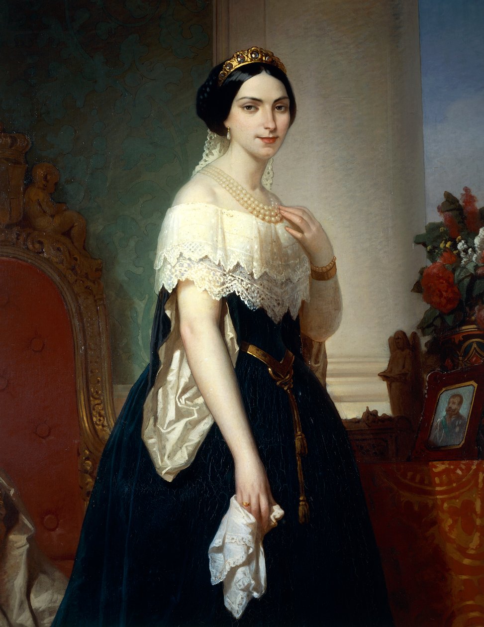Portret Adelajdy Austrii (Mediolan autorstwa Felice Barucco