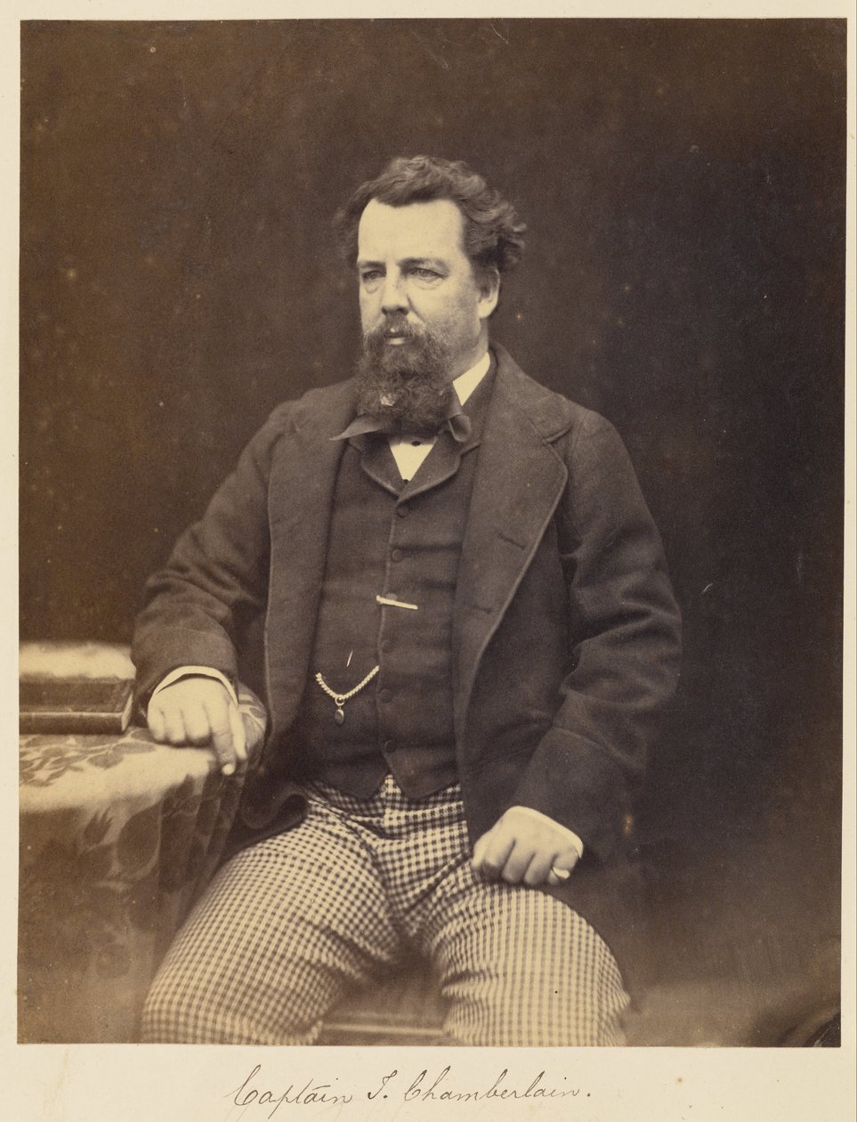 [Kapitan J. Chamberlain] autorstwa Felice Beato