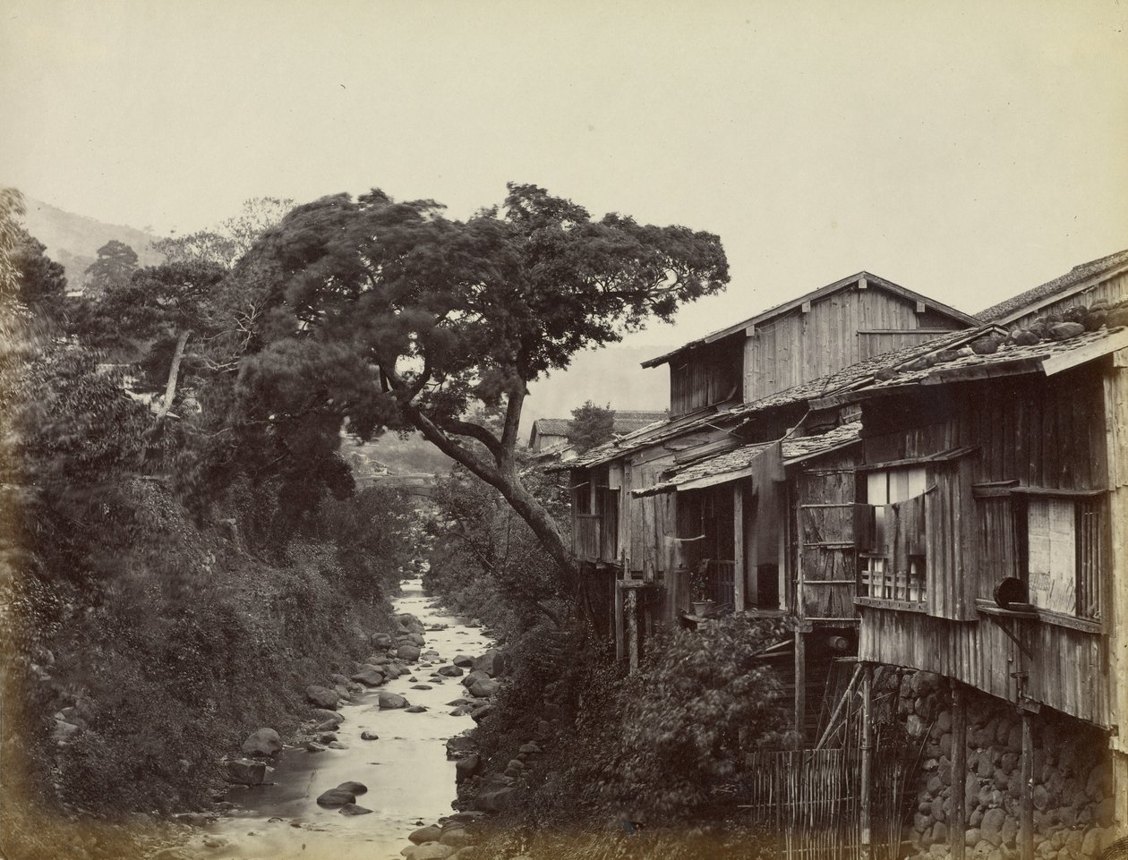 Rodzime miasto Nagasaki autorstwa Felice Beato