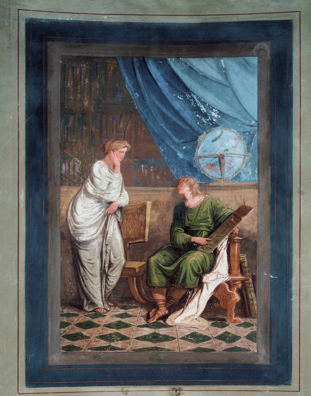 Niemiecki astronom Johannes Kepler (fresk) autorstwa Felice Giani