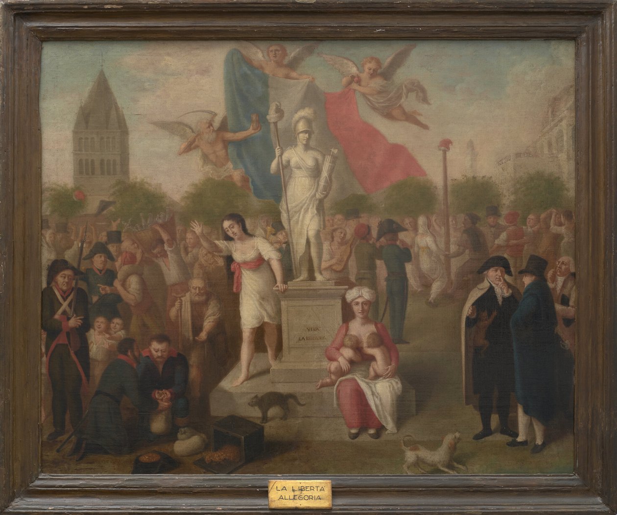 Alegoria wolności autorstwa Felice Guascone
