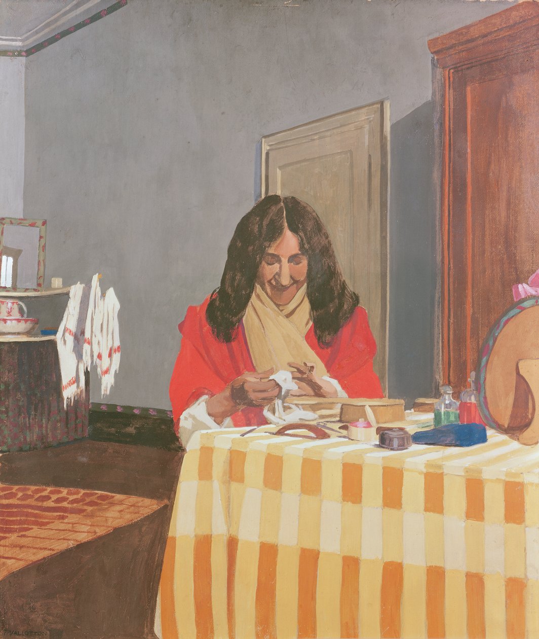 د آغلې والټن پولی انځور autorstwa Felix Edouard Vallotton