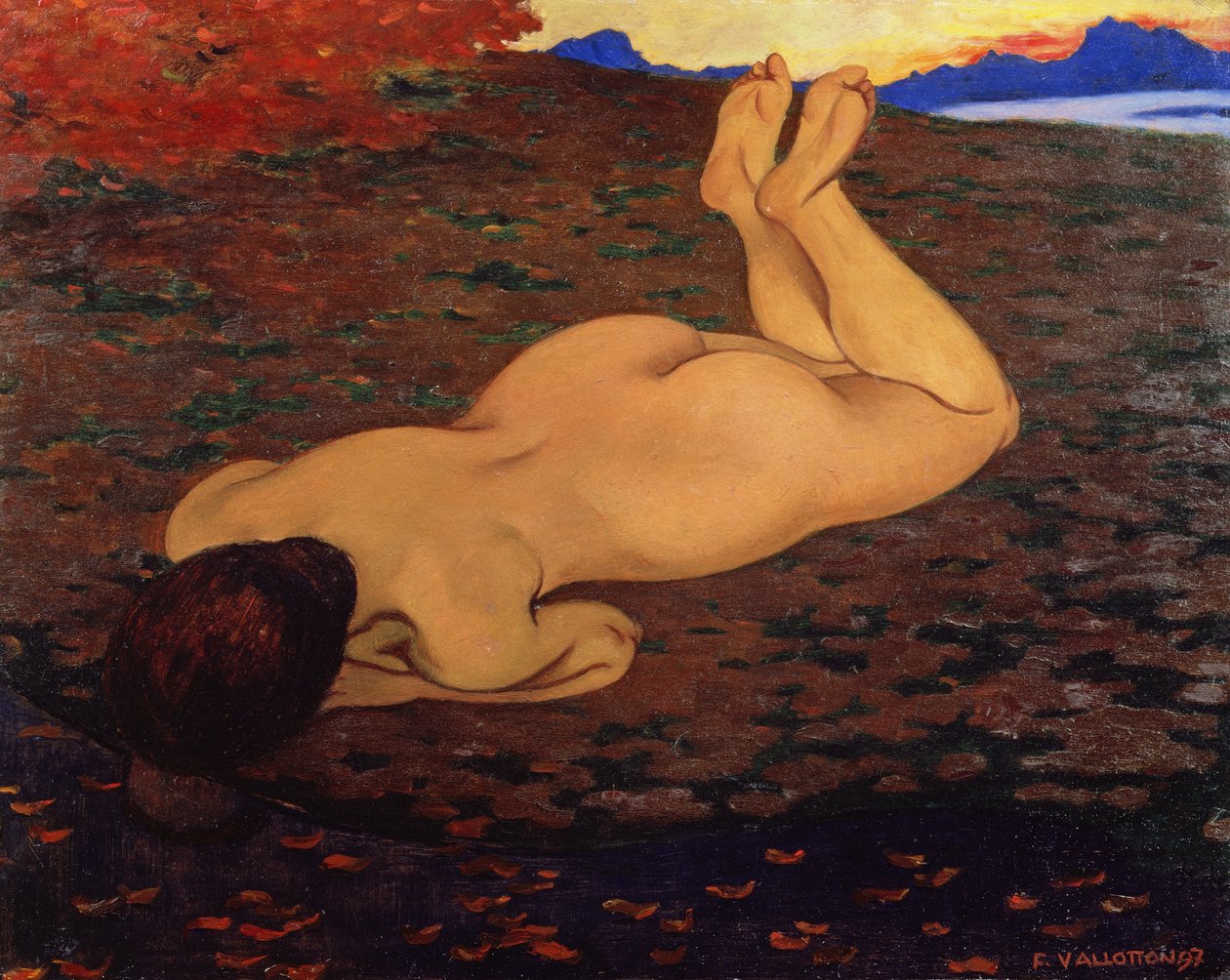Źródło, 1897 autorstwa Felix Edouard Vallotton