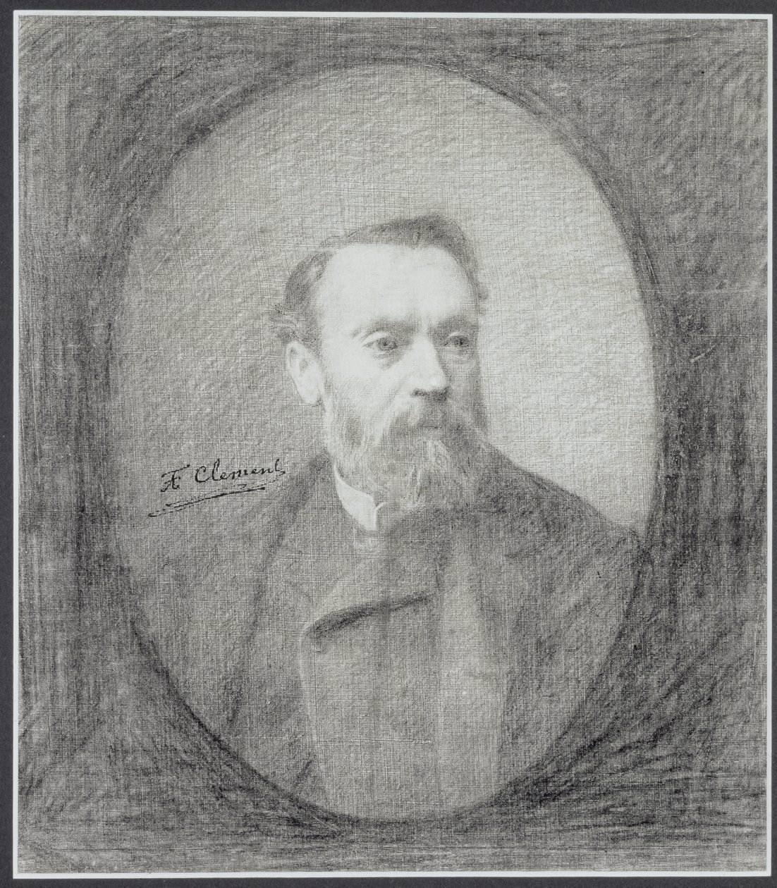 Autoportret autorstwa Felix Auguste Clement