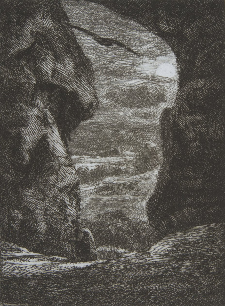 Pożegnanie Karpatz, 1857. autorstwa Felix Bracquemond