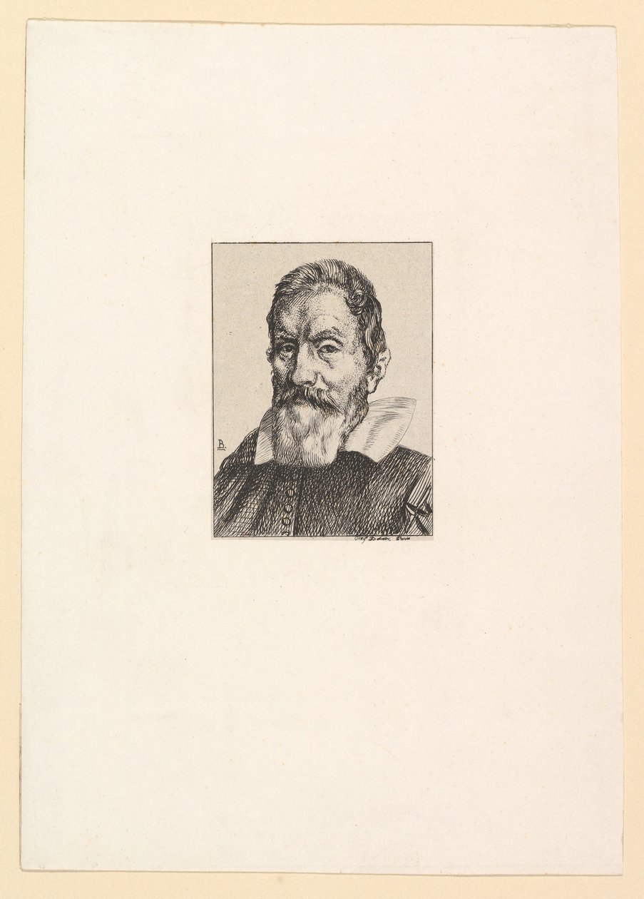 Galileusz, 1862. autorstwa Felix Bracquemond