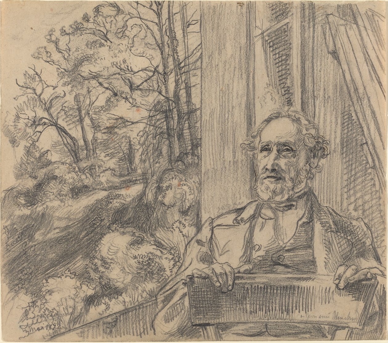 Jacob Meyer-Heine autorstwa Felix Bracquemond